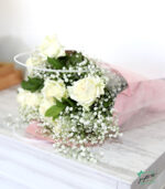 White Pearl Dreams Bouquet - Image 2
