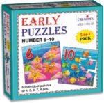 Creative's Early Puzzles Step II, Numbers 6 to 10, Multi Color