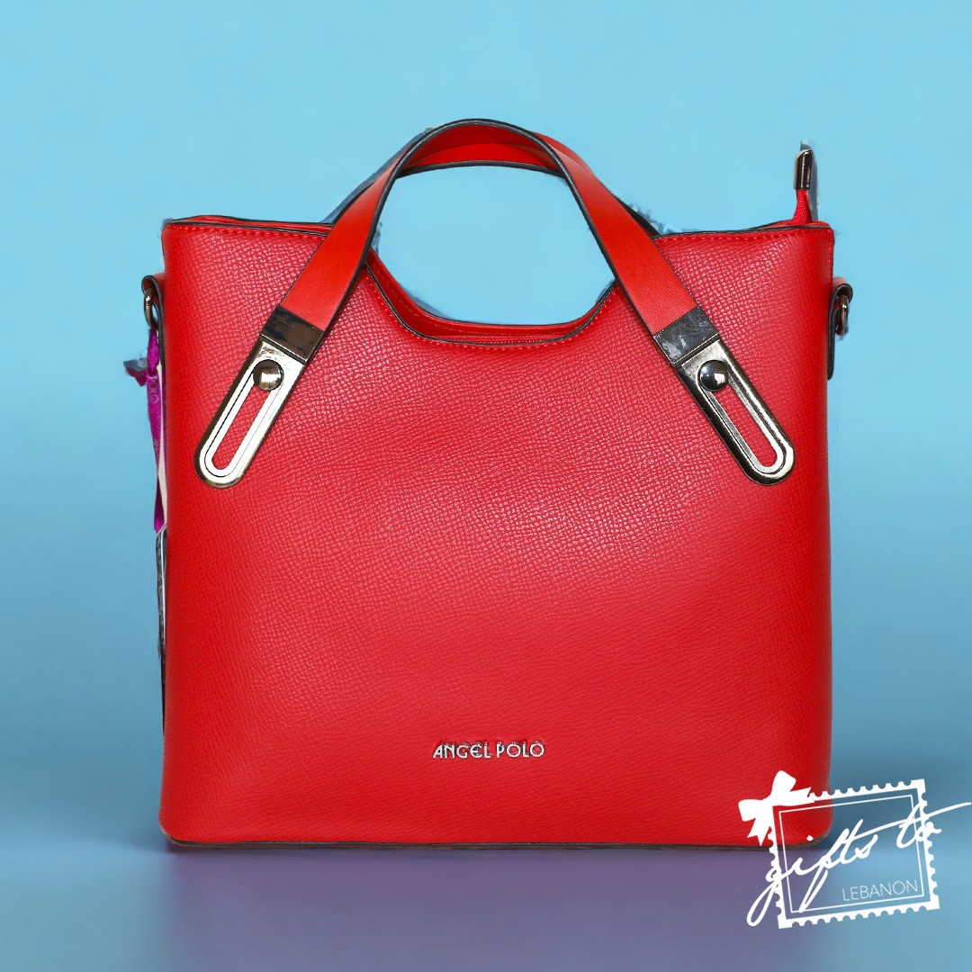 5416.jpg Women's Red Leather Bag - Image 1