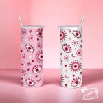 Pink Evil Eye 20oz tainless Steel Tumbler