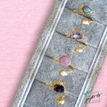 Adjustable Ring with Precious Stones