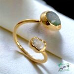 Adjustable Ring with Precious Stones - Image 3