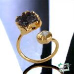 Adjustable Ring with Precious Stones - Image 4