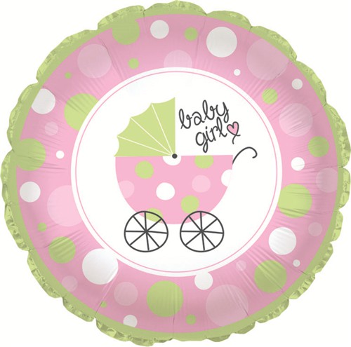 700.jpg It's a Girl Cart Balloon - Image 1