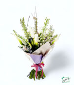 White Calla Lilies and Seasonal Blooms