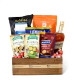 Gold Label Wooden Gift Basket