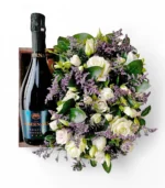White Roses & Prosecco Gift Box