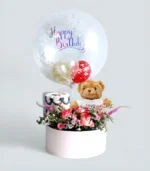 Festive Birthday Bliss Bundle | Flowers & Cake
