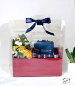 Candlelit Cake & Blooms Box | Flowers and Cake - Image 2