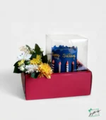 Candlelit Cake & Blooms Box | Flowers and Cake