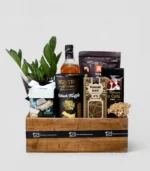 Black Label Whiskey & Chocolates: Elite Collection Gift Basket
