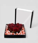 Lindt Roses Luxe Acrylic Heart Gift Box