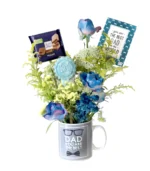 BEST DAD EVER  XL Floral Mug