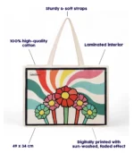 Vivid Flora Guard Tote Bag | Maison Nashou Dearz - Image 3