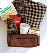 Coffee & Comfort Scarf Gift Box for Him