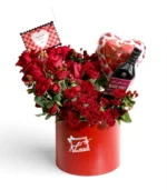 Black Ruby & Roses Luxury Valentine Arrangement