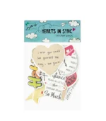 HEARTS IN SYNC – Long Distance Sticker Pack (Pack of 10)