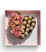 Oummi El Ghaliyeh Roses & Ferrero Acrylic Heart