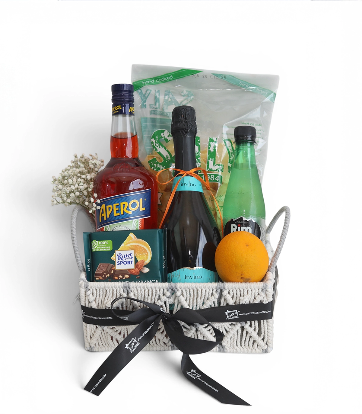 Aperol Spritz Basket Aperol Spritz Celebration Gift Basket - Image 1