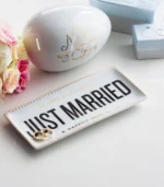 Just Married Flowers & Bottega Celebration Basket - Image 2