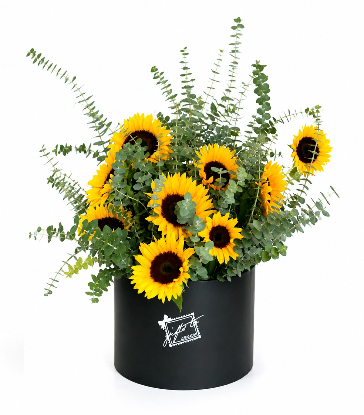 Sunflower Bouquet Sunshine Sunflower & Eucalyptus Arrangement - Image 1