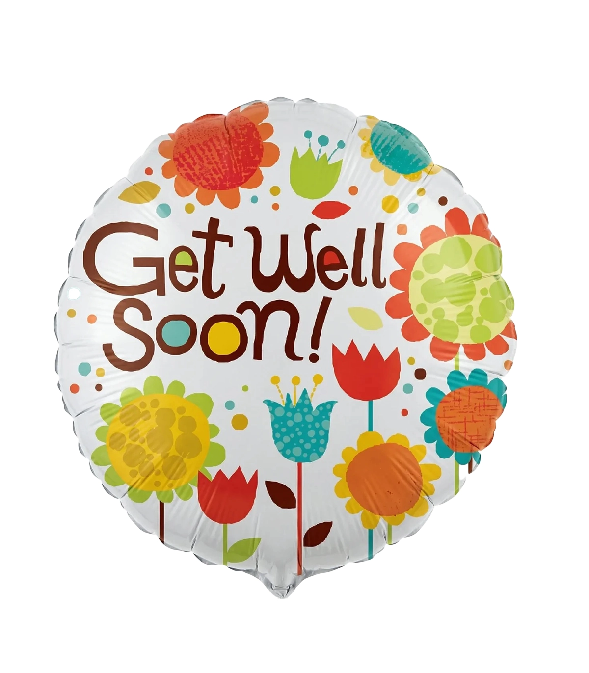 Get Well Soon 12 Get Well Botanical Helium Balloon - Image 1